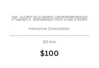 plant based nutrition interactive consultation