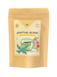 a bag of spiritual blend tea